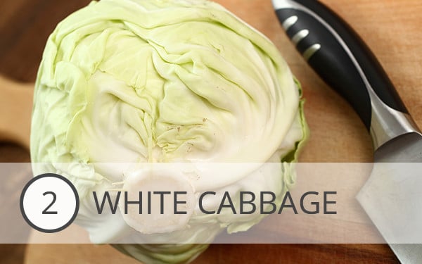 2 - White Cabbage - What to Eat This Month - December's Top 10 Veggies